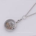 Hot style jewelry 316l stainless steel twist pendants for floating lockets jewelry